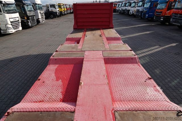 Low loader semitrailer KÄSSBOHRER NSP-24 / NACZEPA LAWETA / NISKOPODWOZIE / ROZCI?