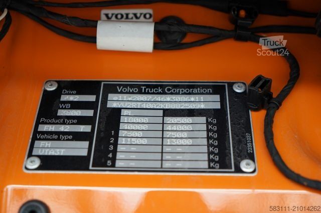 Tracteur routier standard VOLVO FH 500 / XXL / STANDARD / EURO 6 