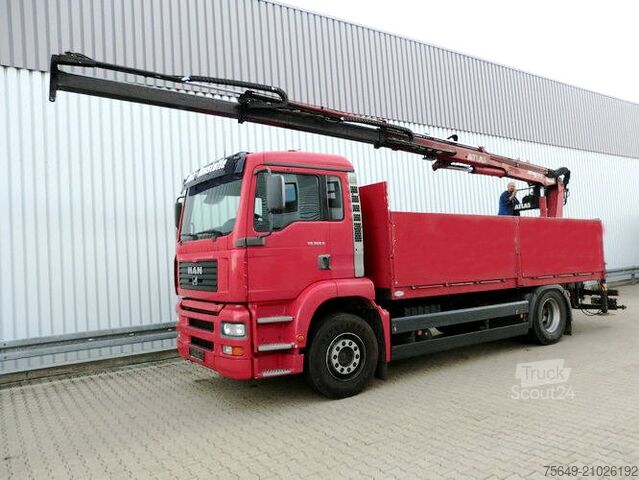 Truck mounted crane MAN TGA 18.360 4x2 TGA 18.360 4x2, Baustoff, Kran ATLAS 125.1