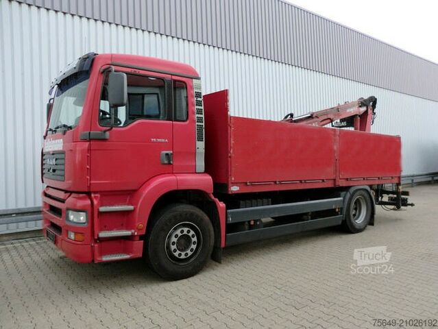 Truck mounted crane MAN TGA 18.360 4x2 TGA 18.360 4x2, Baustoff, Kran ATLAS 125.1