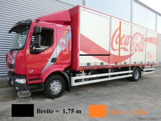 Camion caisson Renault Midlum 220 DXi 4x2 Midlum 220 DXi   4x2Getränkekoffer TÜV:2019