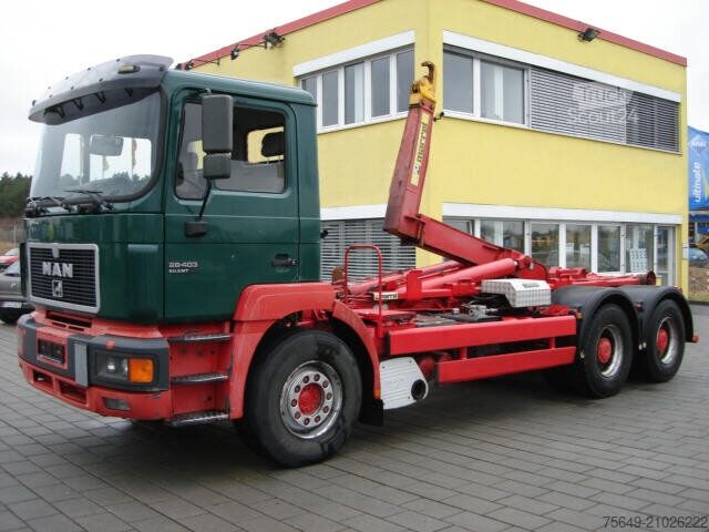 Roll-off tipper truck MAN E69 26.403 26.403 6x2, Marrell 26.70, AHK