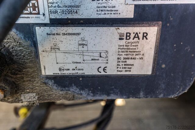 Valise RENAULT D19 WIDE 320+HAYON BAR 2 T.