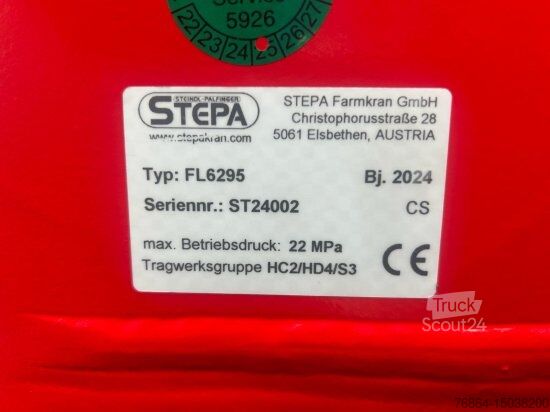 Remorcă pentru buşteni  STEPA M-16 FORSTANHäNGER MIT STEINDL PALFINGER FORSTKRAN L, 2-ACHSIG 4- RUNGENPAARE