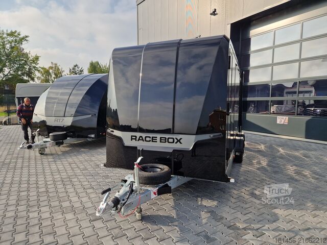 Autodraagwagen Brian James Trailers Race Box 610 Flügeltüren für Flügeltürer