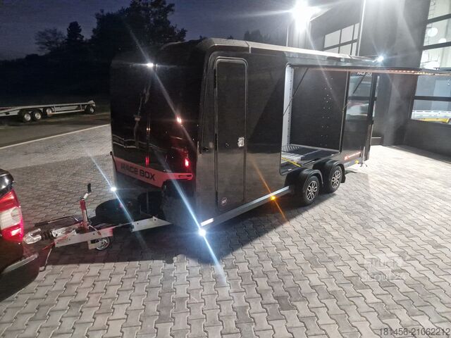 Autodraagwagen Brian James Trailers Race Box 610 Flügeltüren für Flügeltürer