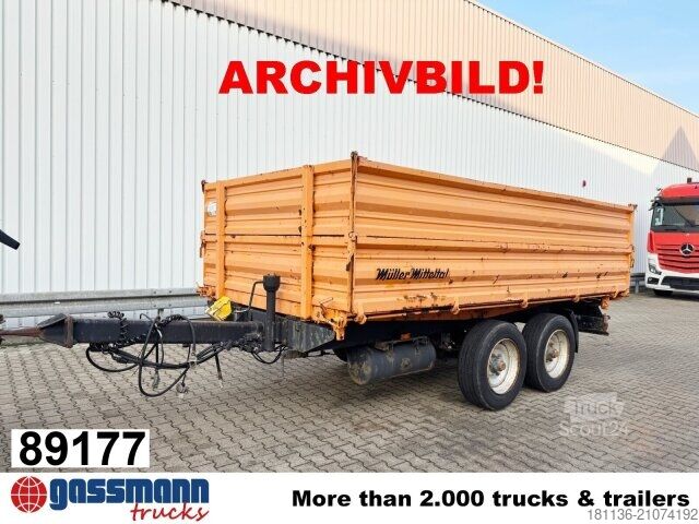 Trijų pusių savivartis priekaba  TA 16045/2 XXL, Ex-Stadtverwaltung