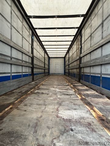 Open trailer with tarp SCHMITZ CARGOBULL APS324 SAF*3-Achser*Edscha*9,2mPritsche*NL21t*2x