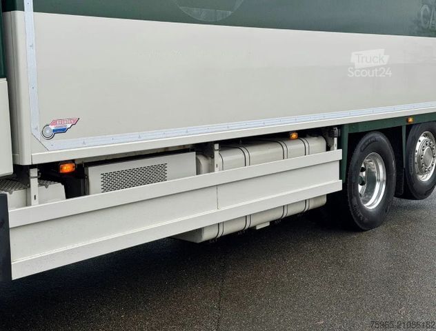 Šaldytuvas sunkvežimis SCANIA S500 RETARDER TAIL LIFT BURG TRAILER VAN BEURDEN