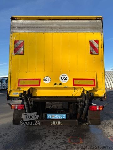 Box trailer SAXAS AKD 74-18 KOFFER + LBW L 7,35 METER
