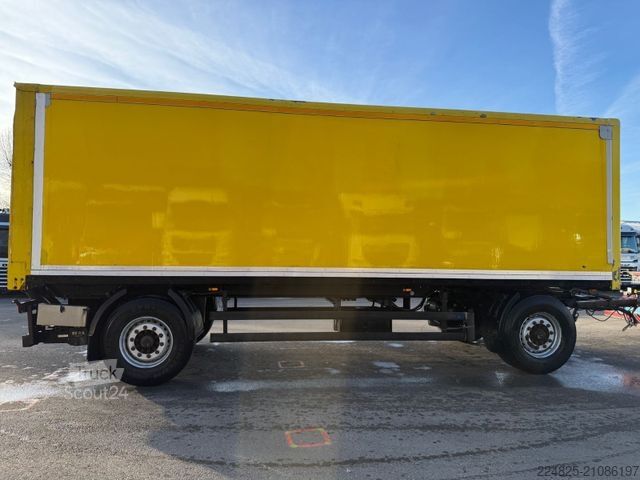 Box trailer SAXAS AKD 74-18 KOFFER + LBW L 7,35 METER