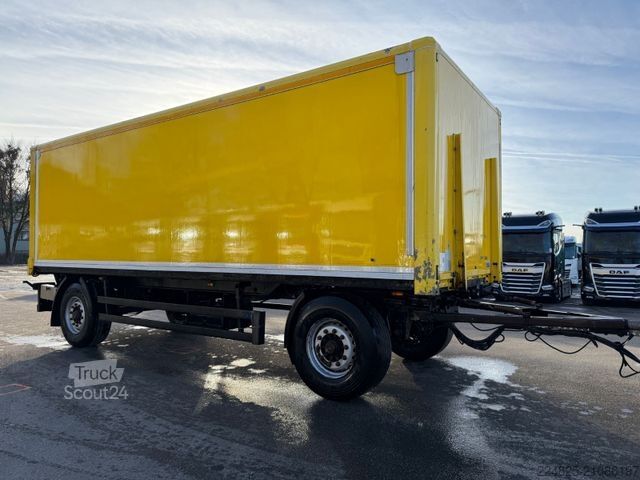 Box trailer SAXAS AKD 74-18 KOFFER + LBW L 7,35 METER