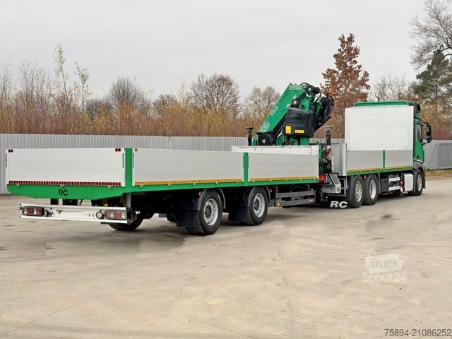 Żuraw samochodowy MERCEDES-BENZ ACTROS 2645 * FASSI F345.24 + FUNK + Anhänger