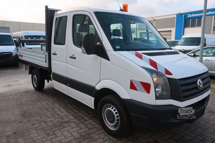 Furgoneta pick-up VOLKSWAGEN Crafter Pritsche 35 mittel L2 Doka/Klima/Nr. 230