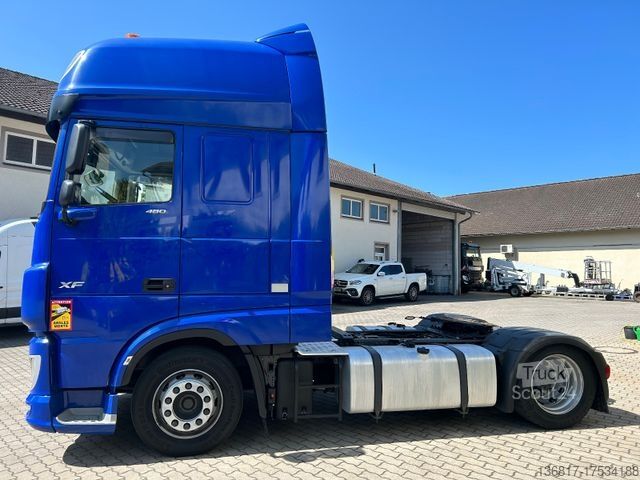 Yüksek hacimli çekici DAF XF 480 SSC E6 Lowliner Retarder Standklima