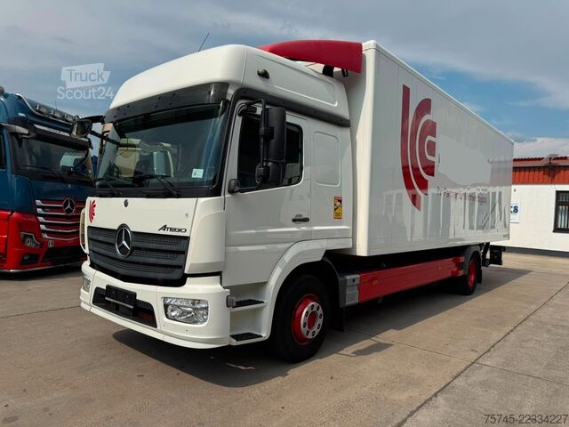 Kassevogn MERCEDES-BENZ ATEGO 1530*KOFFER*LBW 2 TON*STANDKLIMA* 2 LIEGE
