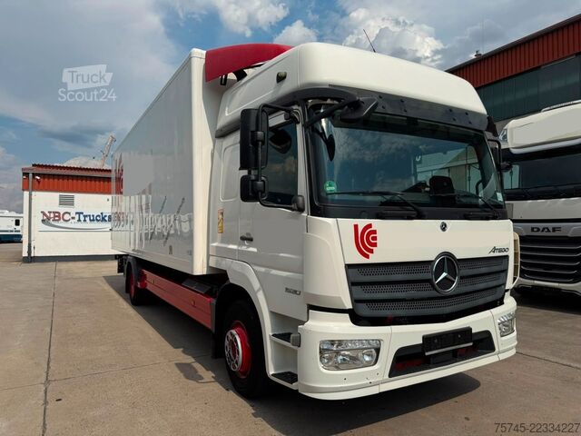 Kassevogn MERCEDES-BENZ ATEGO 1530*KOFFER*LBW 2 TON*STANDKLIMA* 2 LIEGE