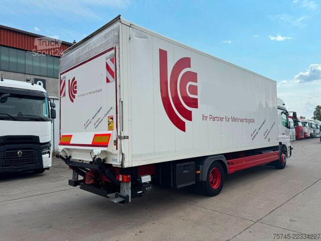 Kassevogn MERCEDES-BENZ ATEGO 1530*KOFFER*LBW 2 TON*STANDKLIMA* 2 LIEGE