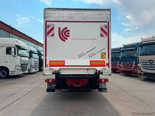 Kassevogn MERCEDES-BENZ ATEGO 1530*KOFFER*LBW 2 TON*STANDKLIMA* 2 LIEGE