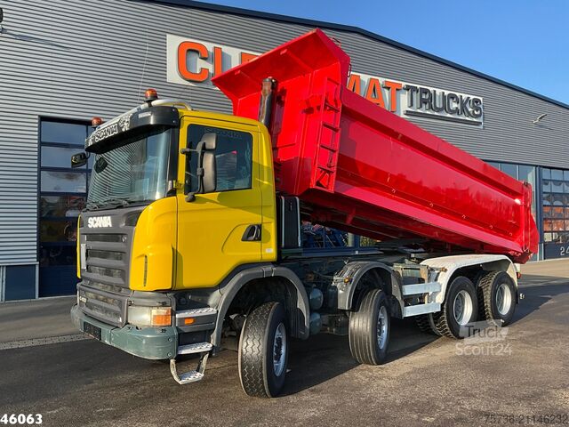 Savivartis Scania G 420 8x6 18m³ Kipper Manual Full steel suspension