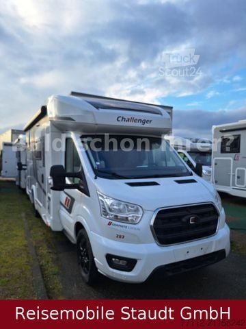 Half-integraal camper CHALLENGER 287 Graphite Edition Einzelbetten 6,99 m