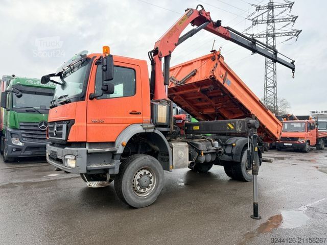Kiepwagen MERCEDES-BENZ Axor 1833/ALLRAD/Euro5/Kipper+Kran/Palfinger/TÜV