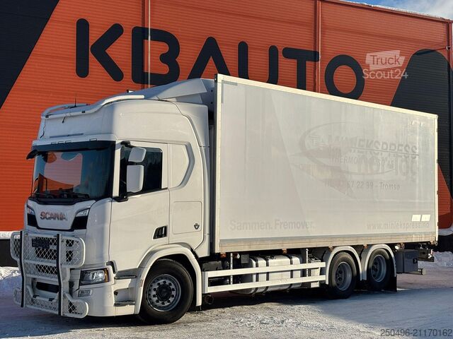 Transport réfrigéré/congelé Scania R 660 6x4 SUPRA 1250 Mt / BOX L=7504 mm