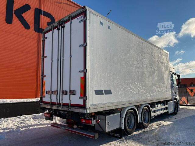 Transport réfrigéré/congelé Scania R 660 6x4 SUPRA 1250 Mt / BOX L=7504 mm