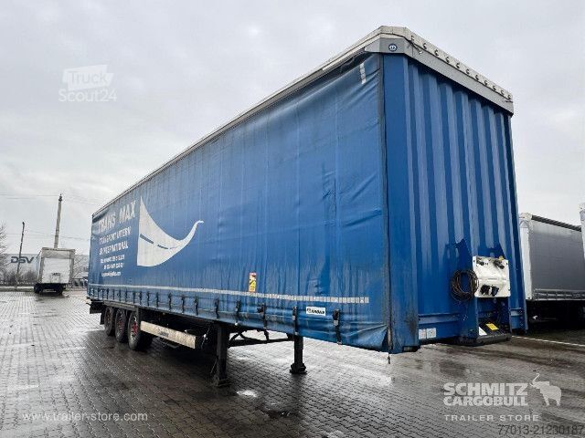 Open semitrailer with tarp Krone Curtainsider Mega