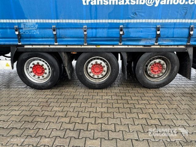 Open semitrailer with tarp Krone Curtainsider Mega