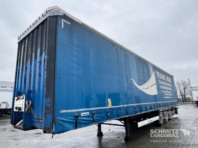 Open semitrailer with tarp Krone Curtainsider Mega