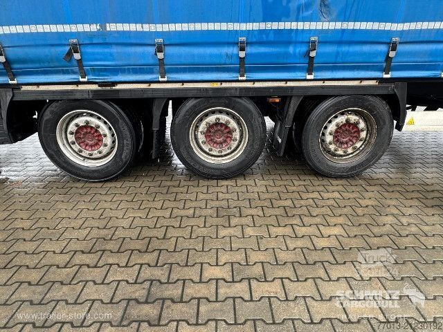 Open semitrailer with tarp Krone Curtainsider Mega