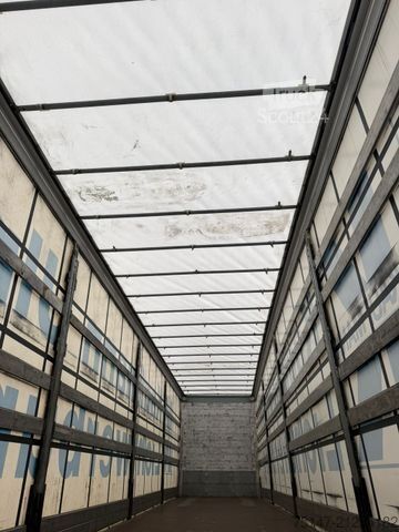 Semirimorchio con telone SCHMITZ CARGOBULL Cargobull Mega Varios hyd. Hubdach Edscha XL