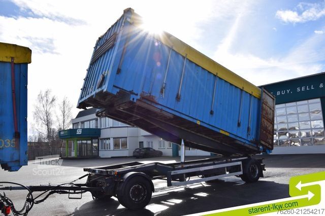 Priklopnik z menjalnim šasijem  Riedler Kipp WAB Anhänger SAF Achsen  Sicom WAB