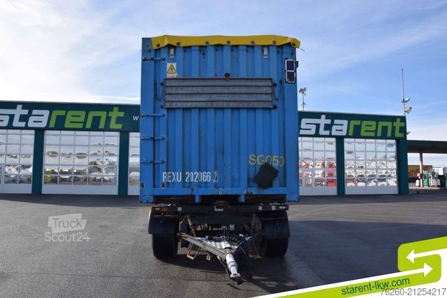 Priklopnik z menjalnim šasijem  Riedler Kipp WAB Anhänger SAF Achsen  Sicom WAB