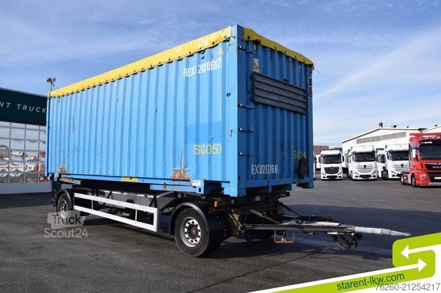 Priklopnik z menjalnim šasijem  Riedler Kipp WAB Anhänger SAF Achsen  Sicom WAB