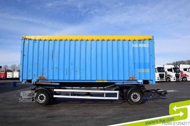 Priklopnik z menjalnim šasijem  Riedler Kipp WAB Anhänger SAF Achsen  Sicom WAB