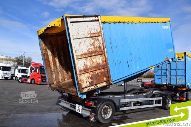 Priklopnik z menjalnim šasijem  Riedler Kipp WAB Anhänger SAF Achsen  Sicom WAB