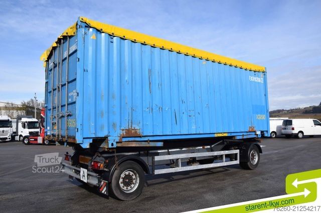 Priklopnik z menjalnim šasijem  Riedler Kipp WAB Anhänger SAF Achsen  Sicom WAB