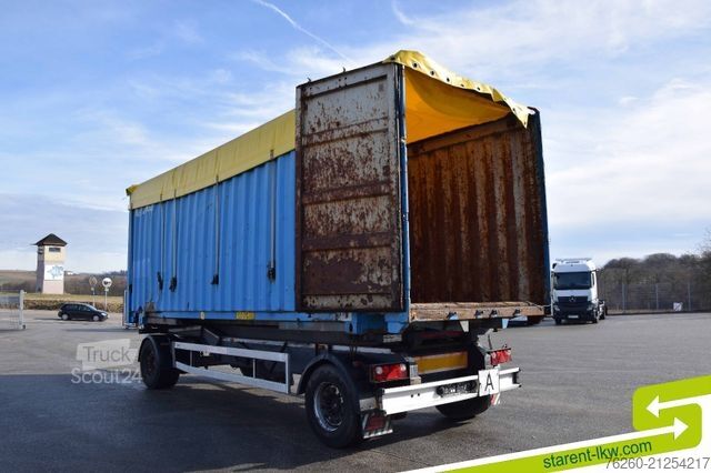 Priklopnik z menjalnim šasijem  Riedler Kipp WAB Anhänger SAF Achsen  Sicom WAB