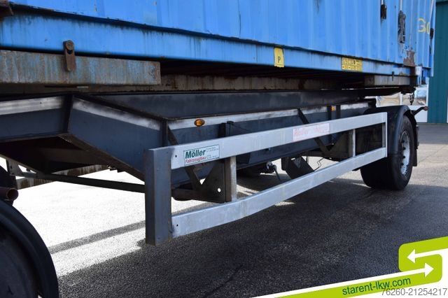 Priklopnik z menjalnim šasijem  Riedler Kipp WAB Anhänger SAF Achsen  Sicom WAB