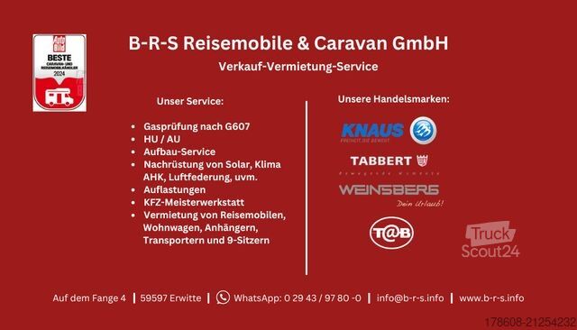 Polintegriran avtodom WEINSBERG CaraSuite 700 ME, erst 24.500km, top gepflegt