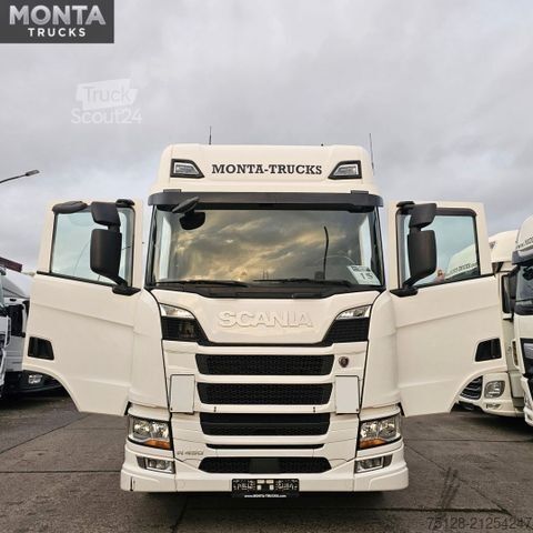 Standard tractor unit SCANIA R 450, Retarder, Standklima, 2 Tanks,1. Hand TÜV