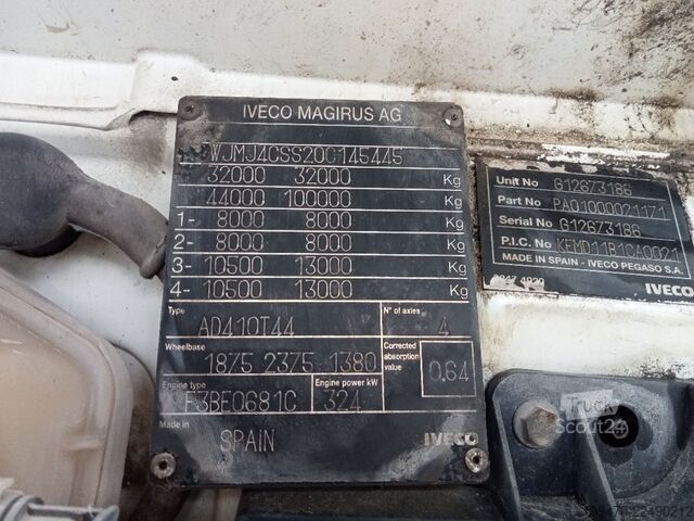 Kiper tovornjak Iveco Trakker AD410T44 8×4