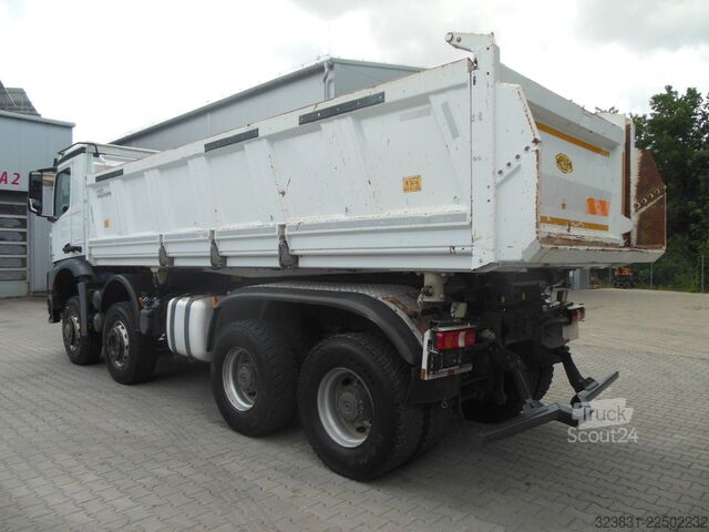 Трьохсторонній самоскид MERCEDES-BENZ AROCS 4151, 8X6, MEILLER, BORDMATIC, AHK