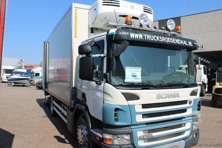 Transport chłodniczy/mrożony Scania P230 + thermo king + lift