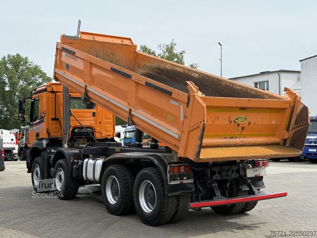 3-smerový vyklápač Mercedes-Benz AROCS 3246 8x4 EURO6 WYWROTKA TRÓJSTRONNA Z BOR...