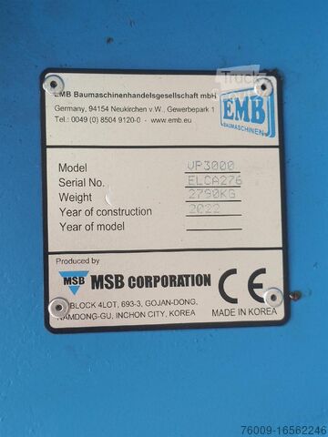 Diğer ekler EMB VP3000