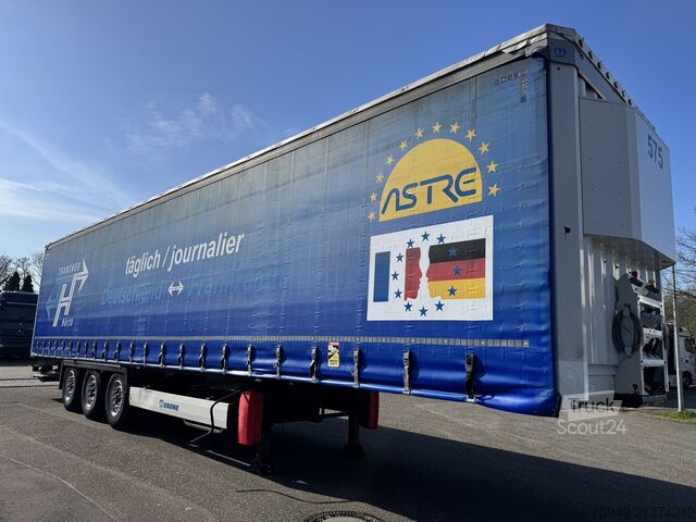 SD standard, 2,0 tonnás aláfordítható rakodólifttel (LBW). Krone SD Standard, mit LBW 2,0To. Unterfalt, L