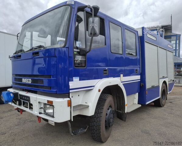 Skapbil IVECO FF135E24W 4x4 Allrad THW GKW1 Seilwinde 9-Sitzer